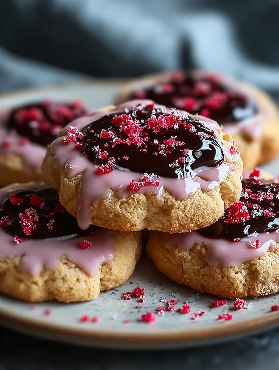 Hibiscus Cookie Glaze with