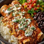 High Protein Chicken Enchilada