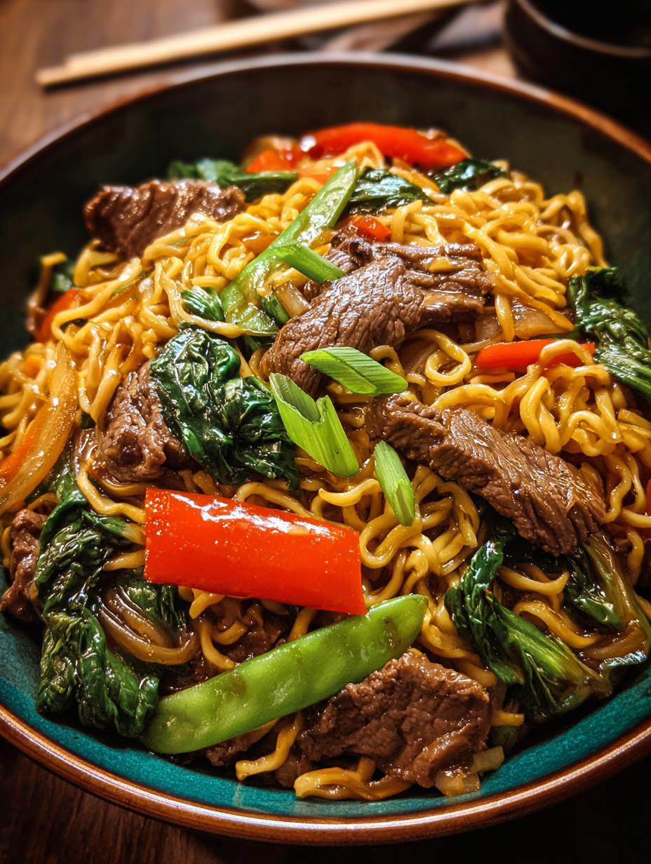Hoisin Beef Noodles