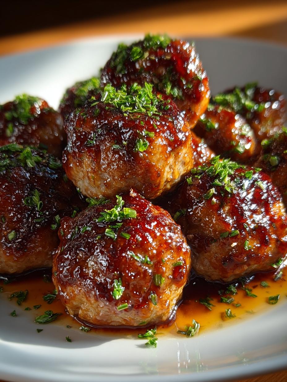 Irresistible Holiday Honey Garlic Meatballs in 30 Minutes 4 Irresistible Holiday Honey Garlic Meatballs in 30 Minutes - Holiday Honey Garlic Meatballs - main visual representation