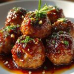 Holiday Honey Garlic Meatballs