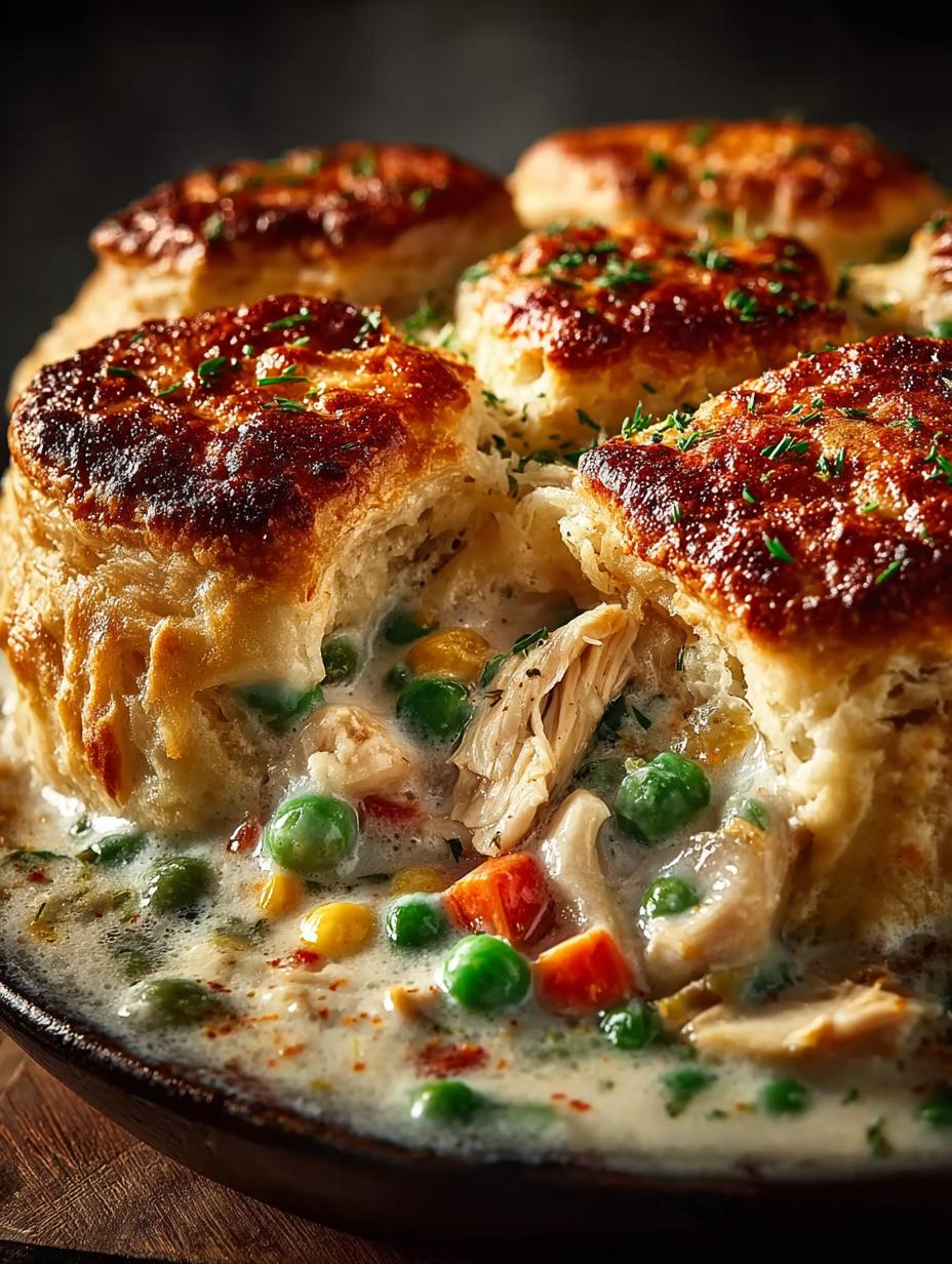Homestyle Chicken Pot Pie: 10 Comforting Family Servings - Homestyle Chicken Pot Pie - additional detail
