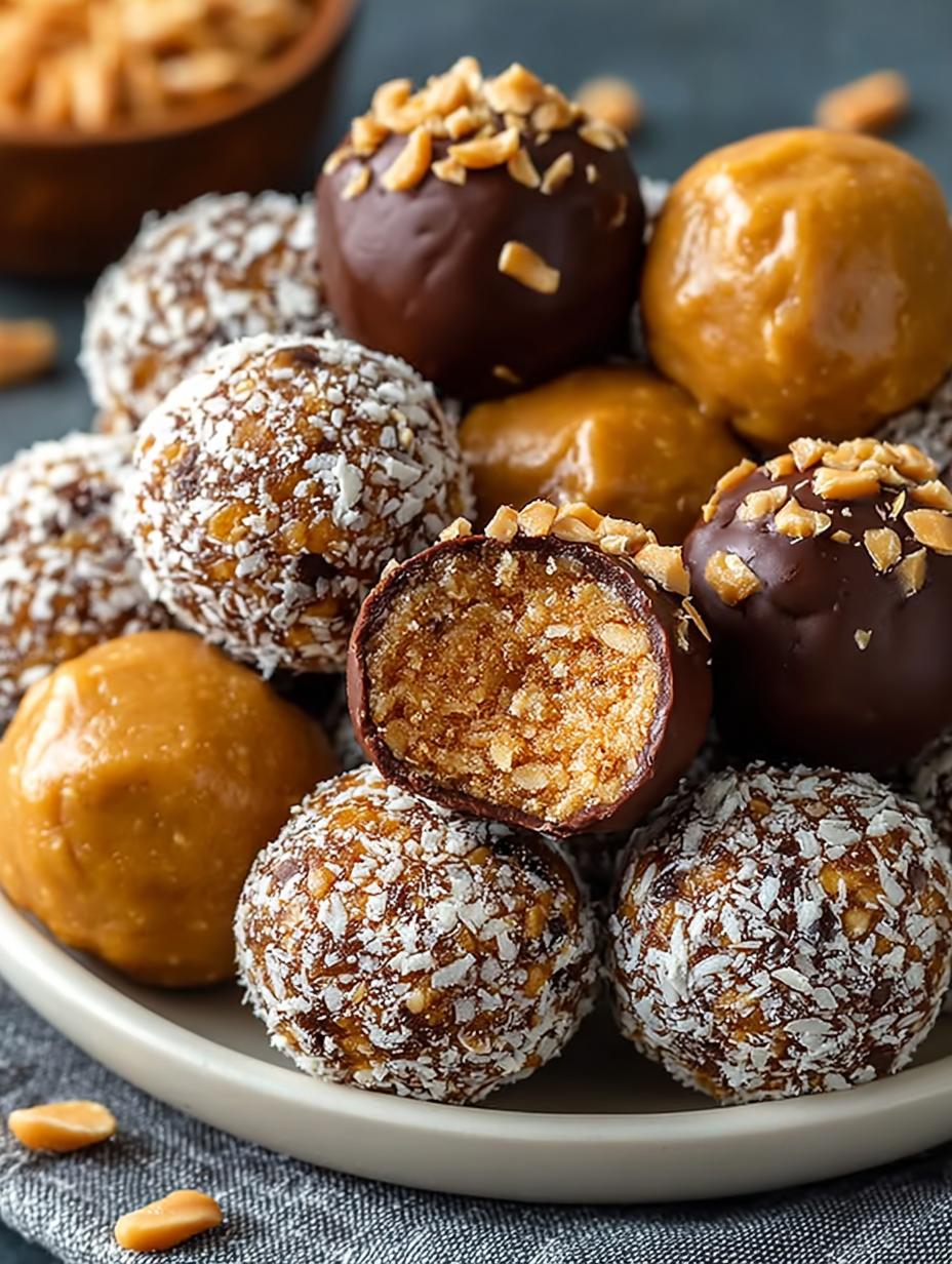 Ingredient Peanut Butter Energy Bites for Healthy Fuel - Ingredient Peanut Butter Energy - additional detail