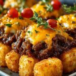 Irresistible Cheeseburger Tater Tot