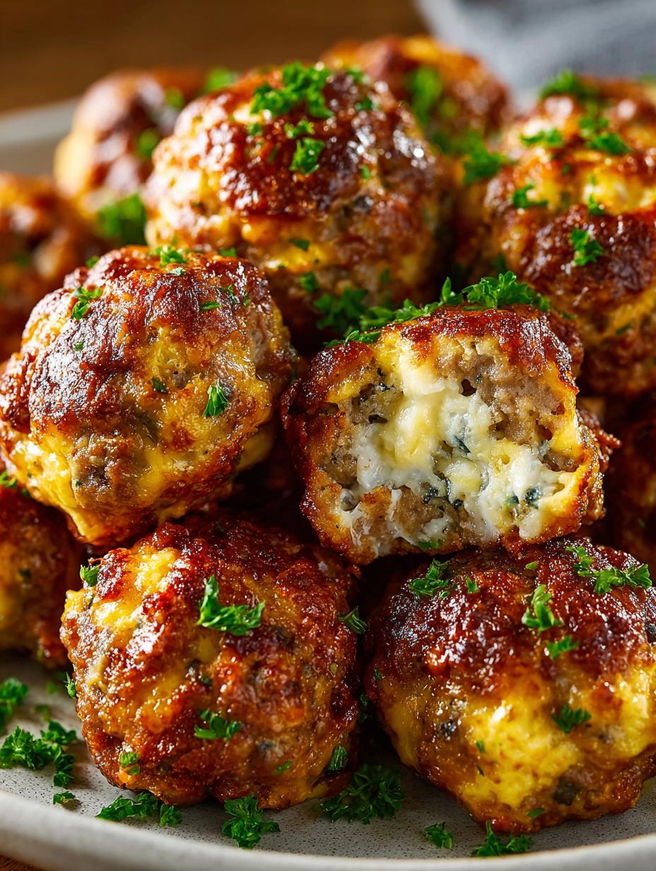 Keto Sausage Balls with