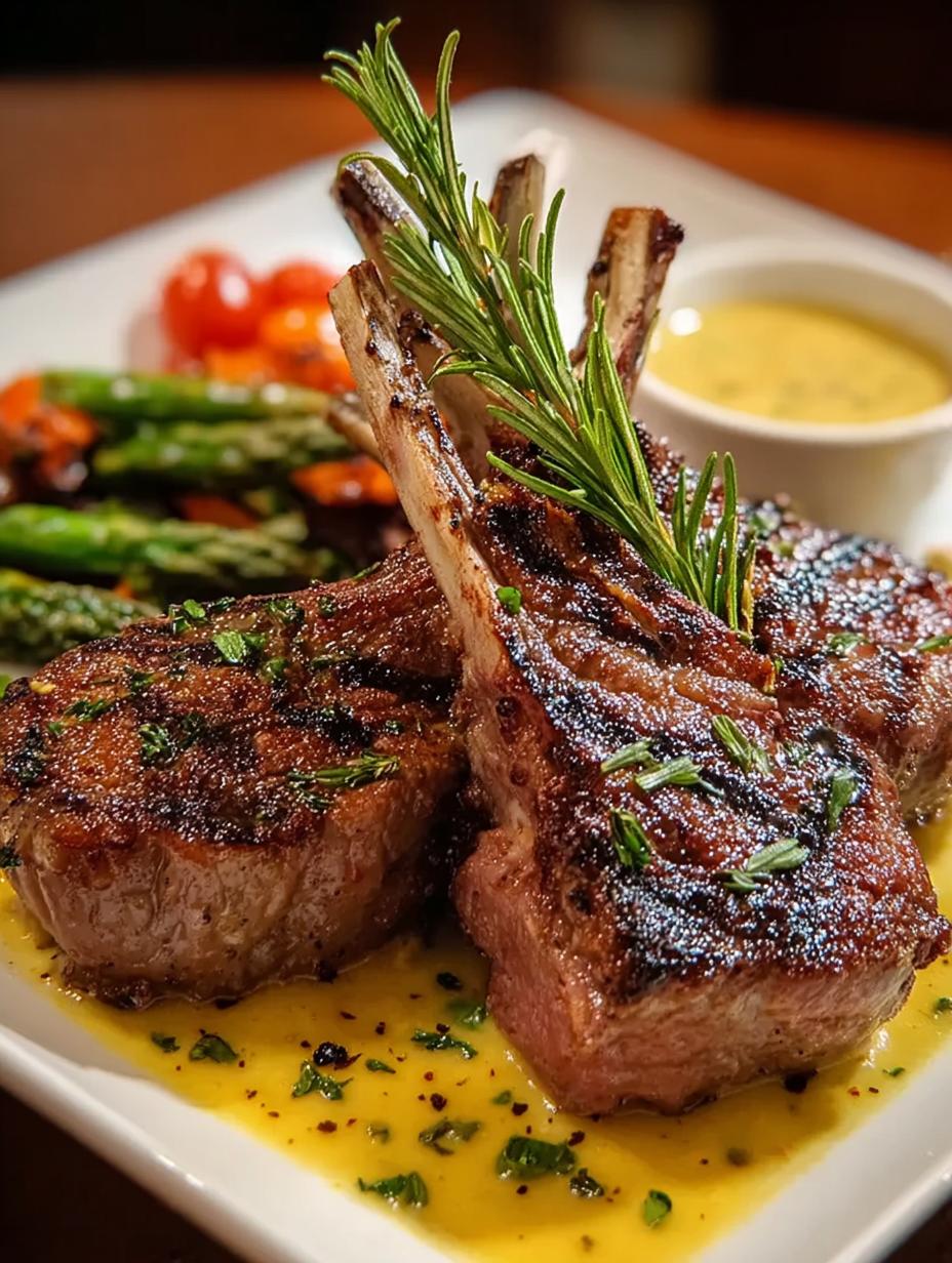 Lamb Chops with Mustard