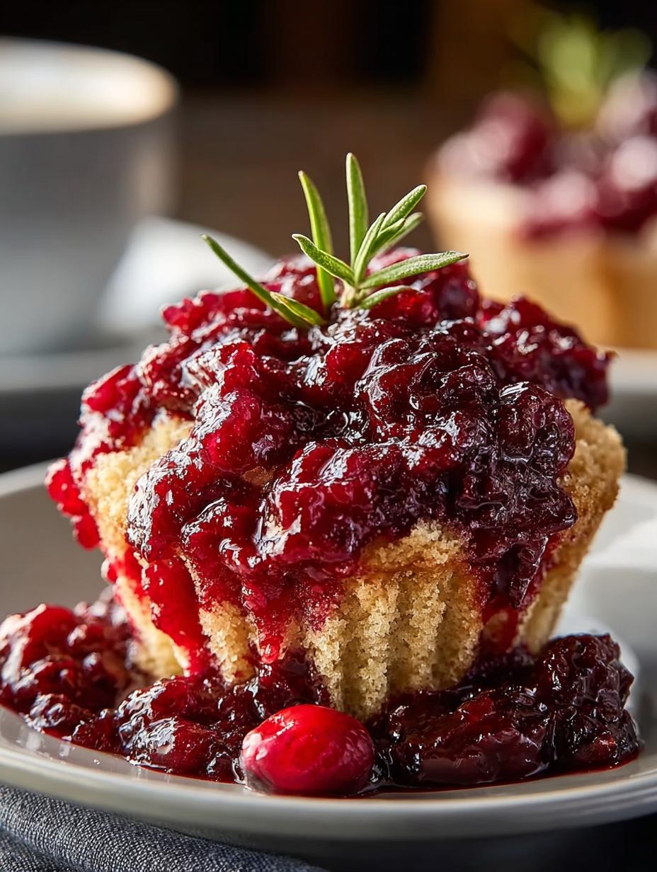 Leftover Cranberry Sauce Coffee Cake Muffins - Leftover Cranberry Sauce Coffee - main visual representation