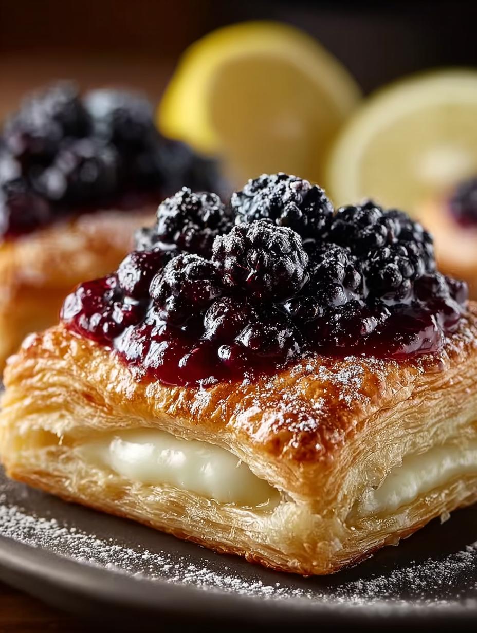 Delicious Lemon Blackberry Danish Recipe to Savor - Lemon Blackberry Danish - additional detail