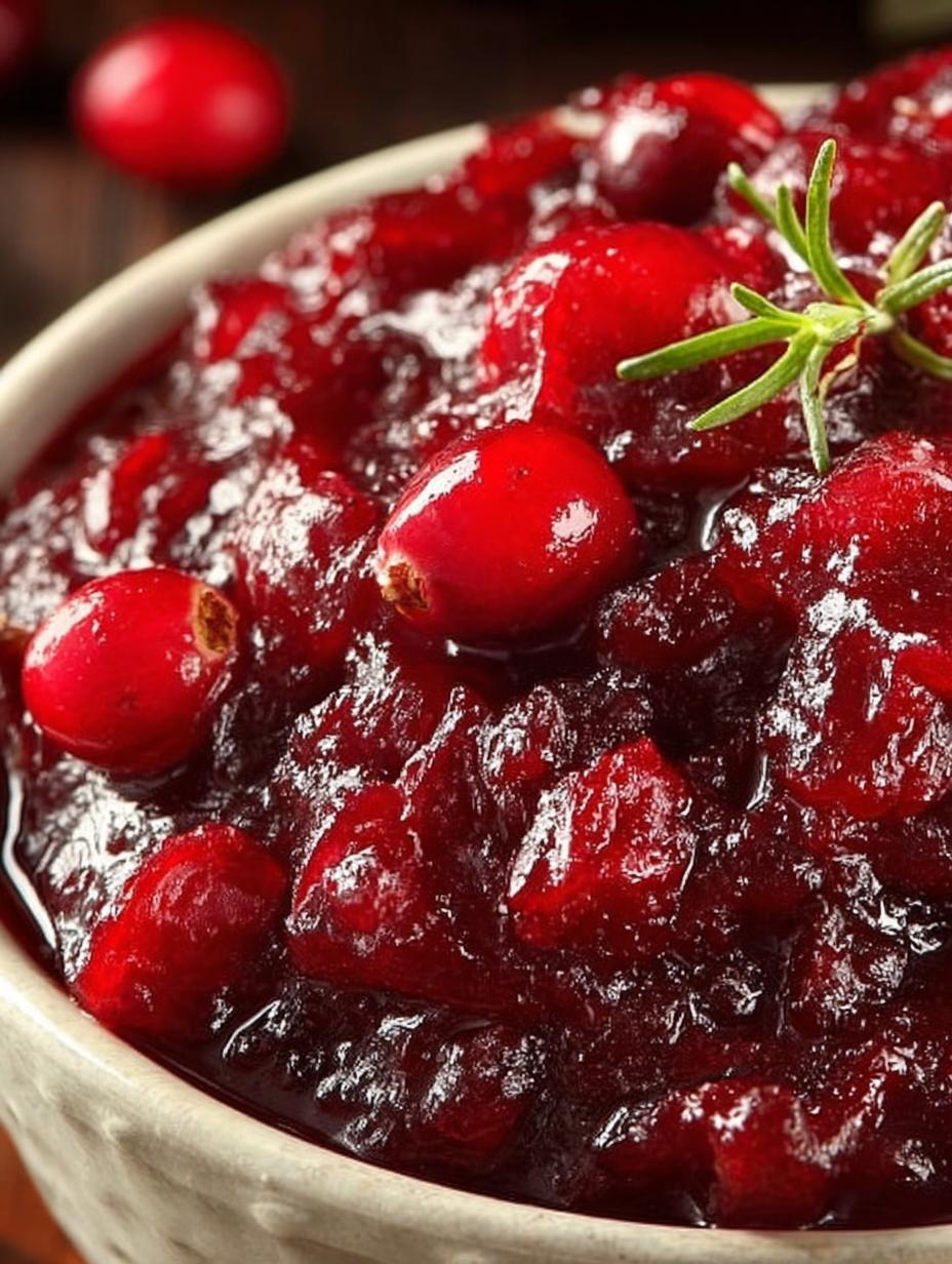 Luscious Cranberry Sauce