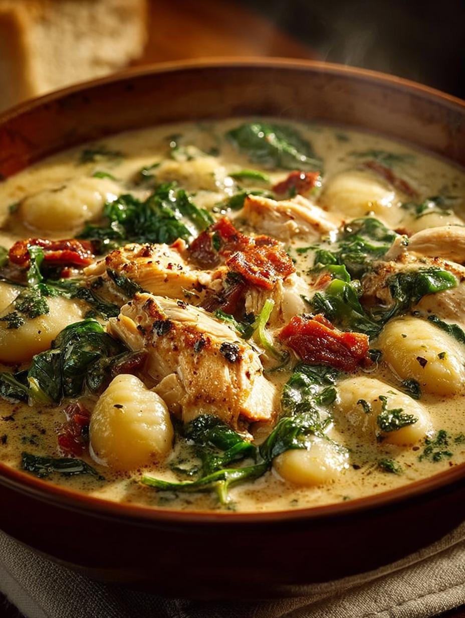 Marry Chicken Gnocchi Soup: 5 Reasons to Love This Comfort Dish 4 Irresistible Marry Chicken Gnocchi Soup served in a bowl with fresh herbs