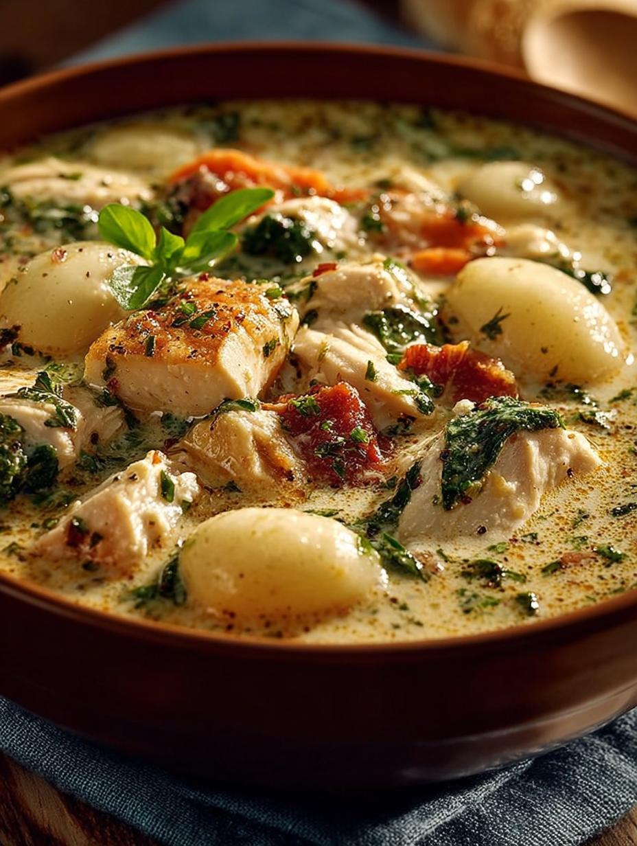 Marry Chicken Gnocchi Soup