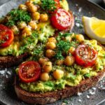 Mediterranean Avocado Chickpea Mash