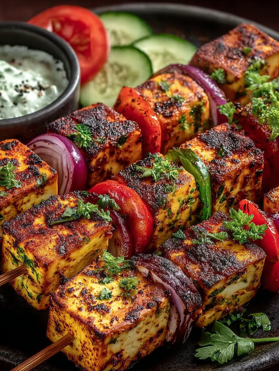 Middle Eastern Tofu Kebabs