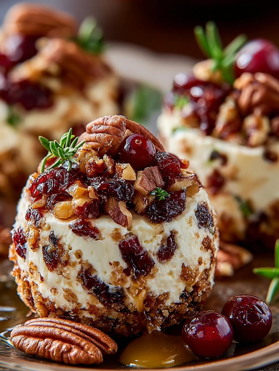 Mini Cranberry Pecan Cheese: 5 Irresistibly Festive Bites - Mini Cranberry Pecan Cheese - additional detail