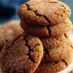 Molasses Cookies with Crinkly
