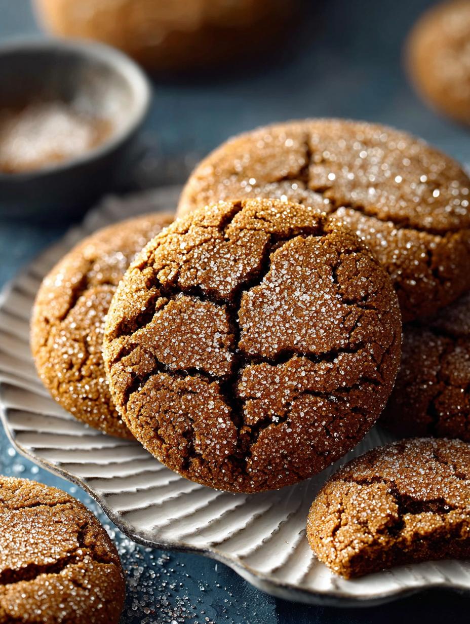 Molasses Cookies with Crinkly Edges: 7 Secrets to Perfection 5 Molasses Cookies with Crinkly Edges: 7 Secrets to Perfection - Molasses Cookies with Crinkly - additional detail
