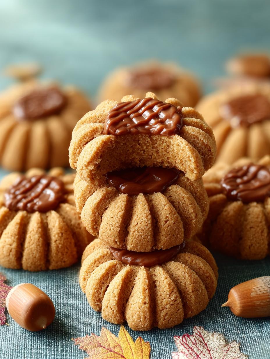Nutter Butter Acorn Cookies