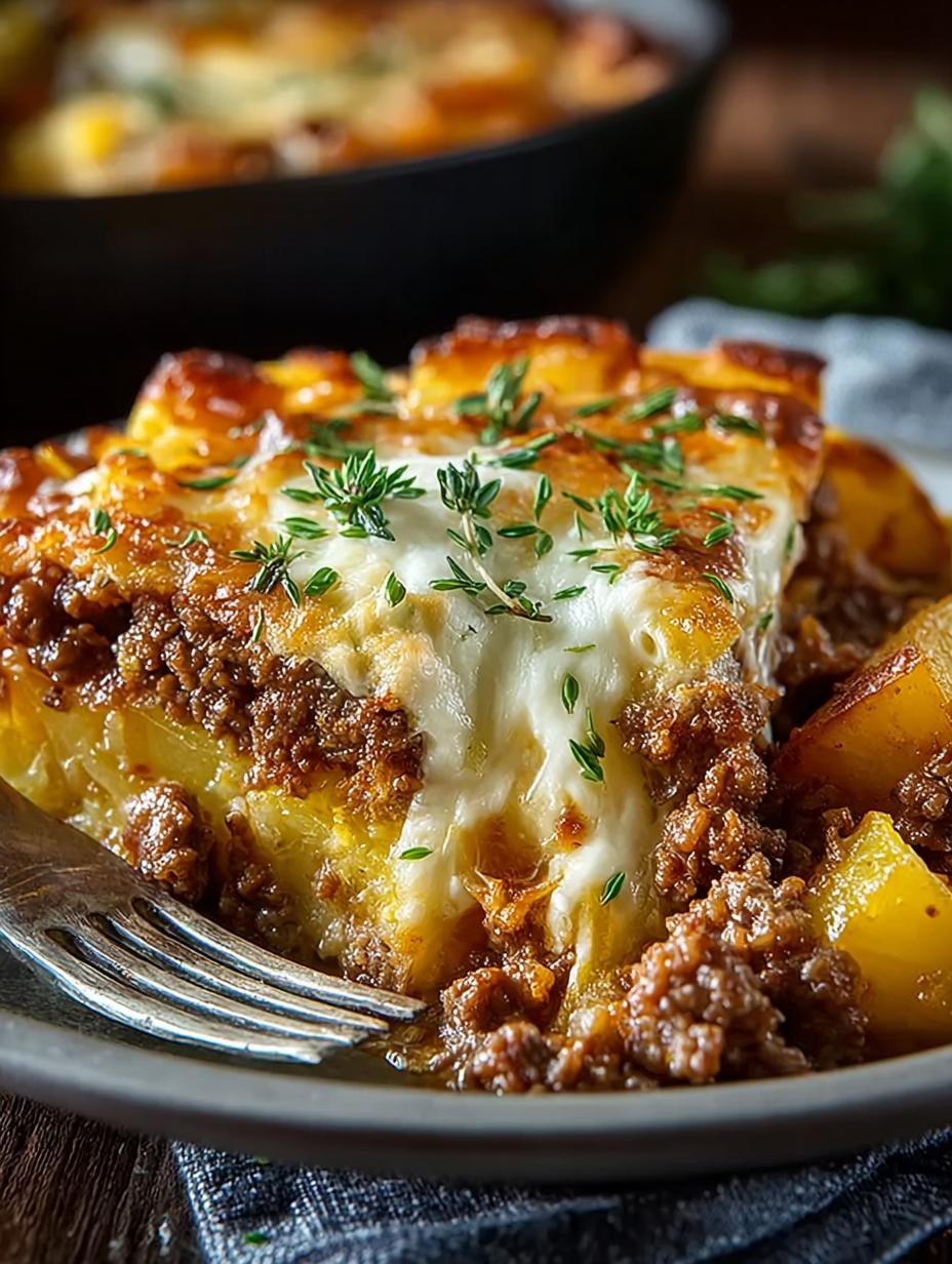 One Pan Cheesy Meat: 5-Star Comfort Food Recipe - One Pan Cheesy Meat - additional detail