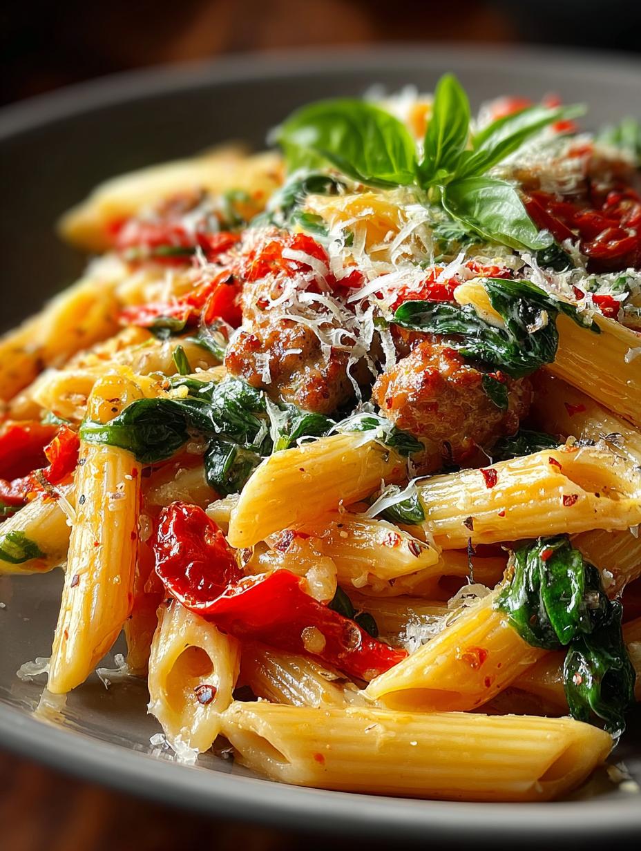 One Pan Creamy Penne