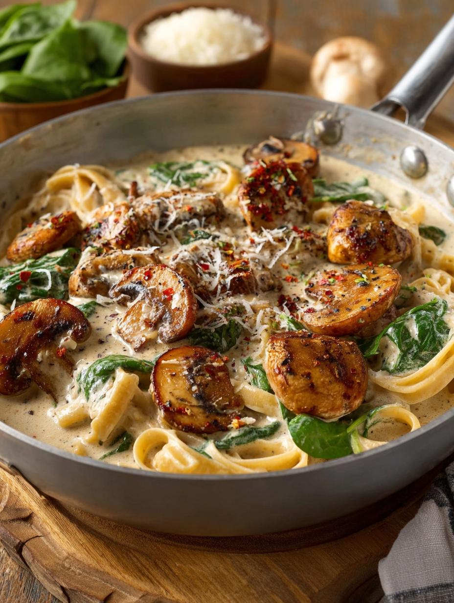 One Pot Creamy Mushroom Delight for Cozy Dinners - One Pot Creamy Mushroom - main visual representation