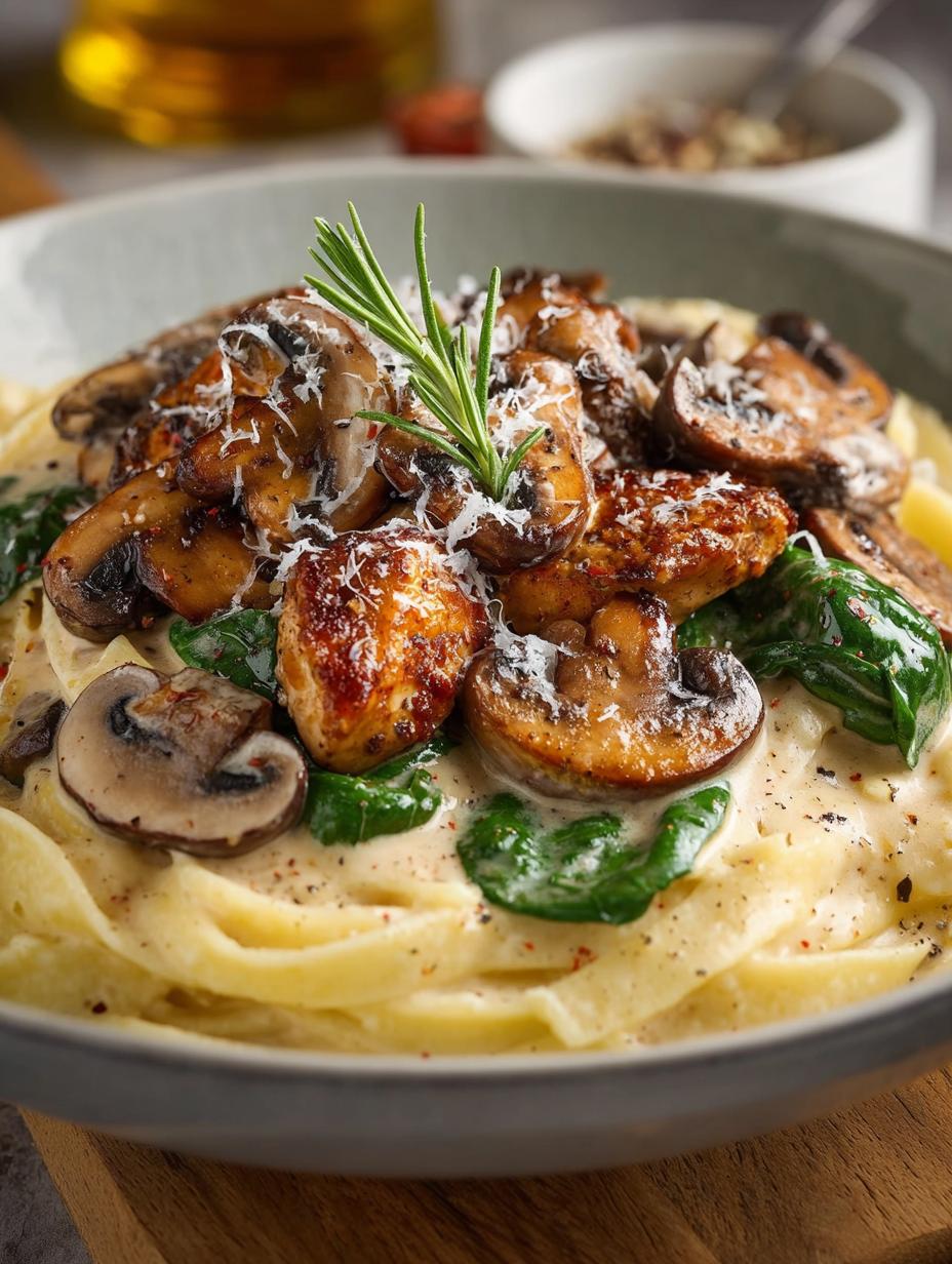 One Pot Creamy Mushroom