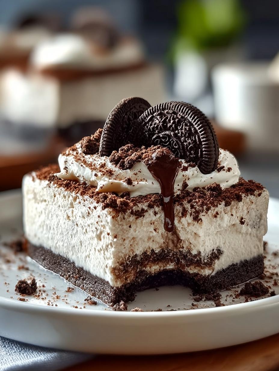 Heavenly Oreo Cream Cheese Dessert You Must Try - Oreo Cream Cheese Dessert - additional detail