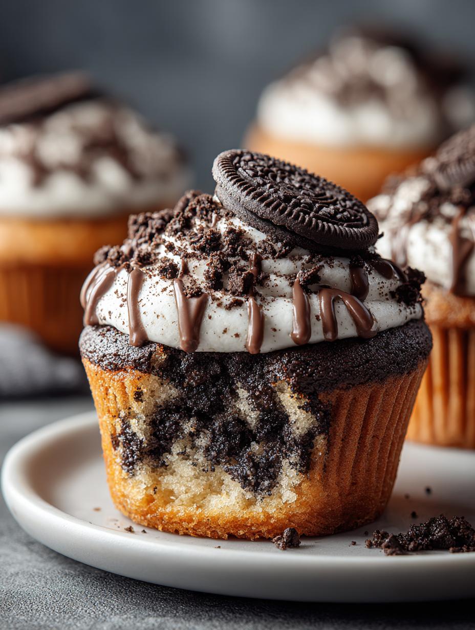 Oreo Muffins Soft Sweet
