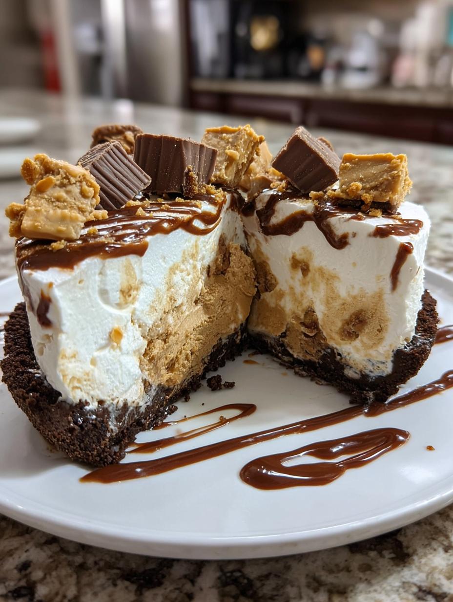 Peanut Butter Cup Ice: Heavenly 9-Piece Dessert - Peanut Butter Cup Ice - main visual representation