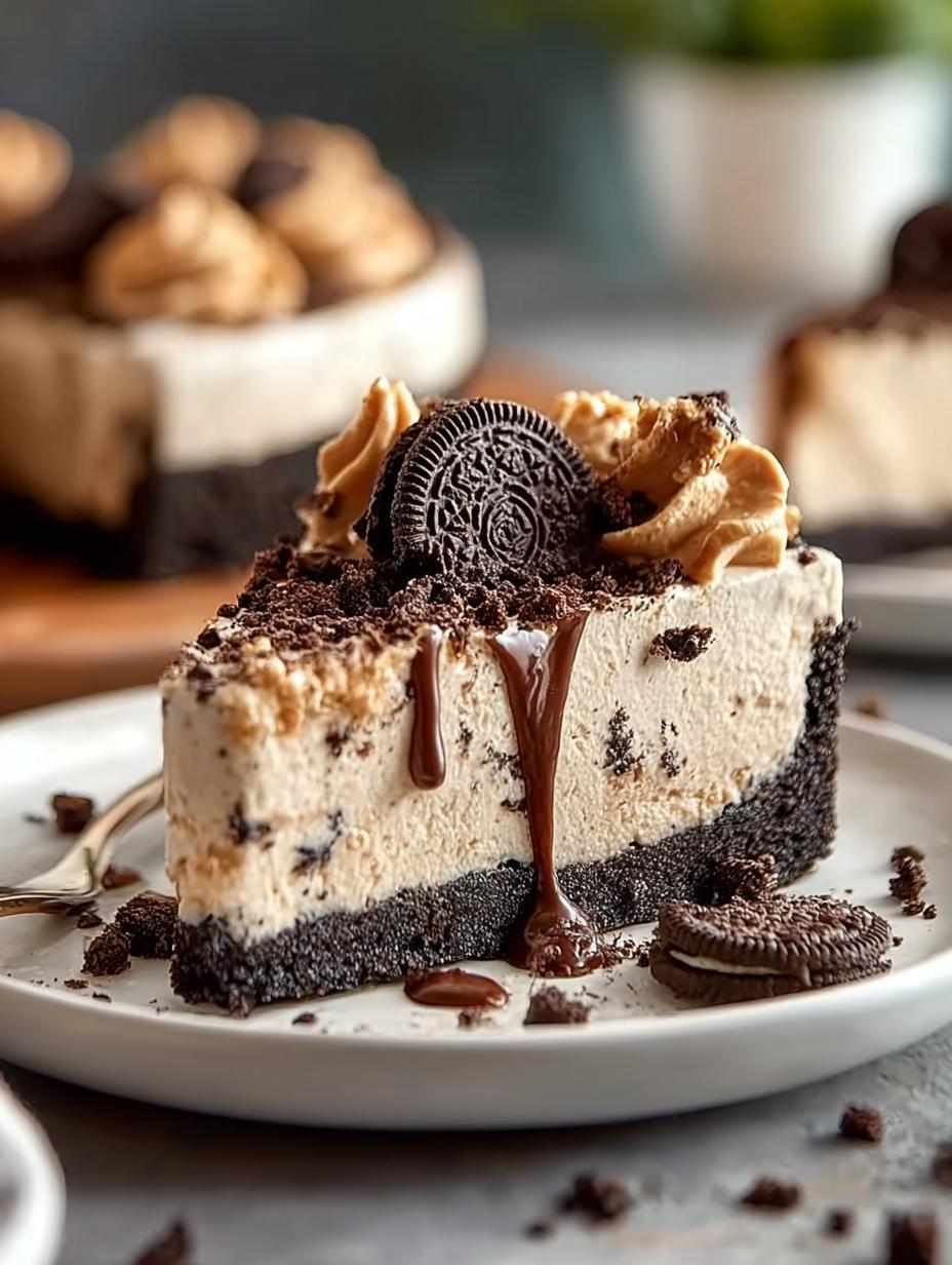 Decadent Peanut Butter Oreo Pie That Will Wow Your Guests - Peanut Butter Oreo Pie - additional detail