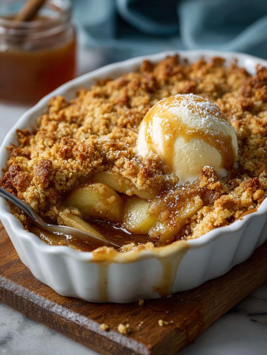 Delicious Pear Cardamom Crumble for Cozy Fall Evenings - Pear Cardamom Crumble - main visual representation