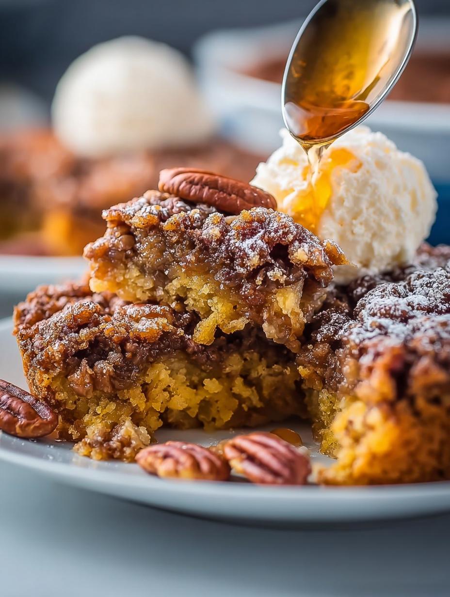 Pecan Pie Dump Cake