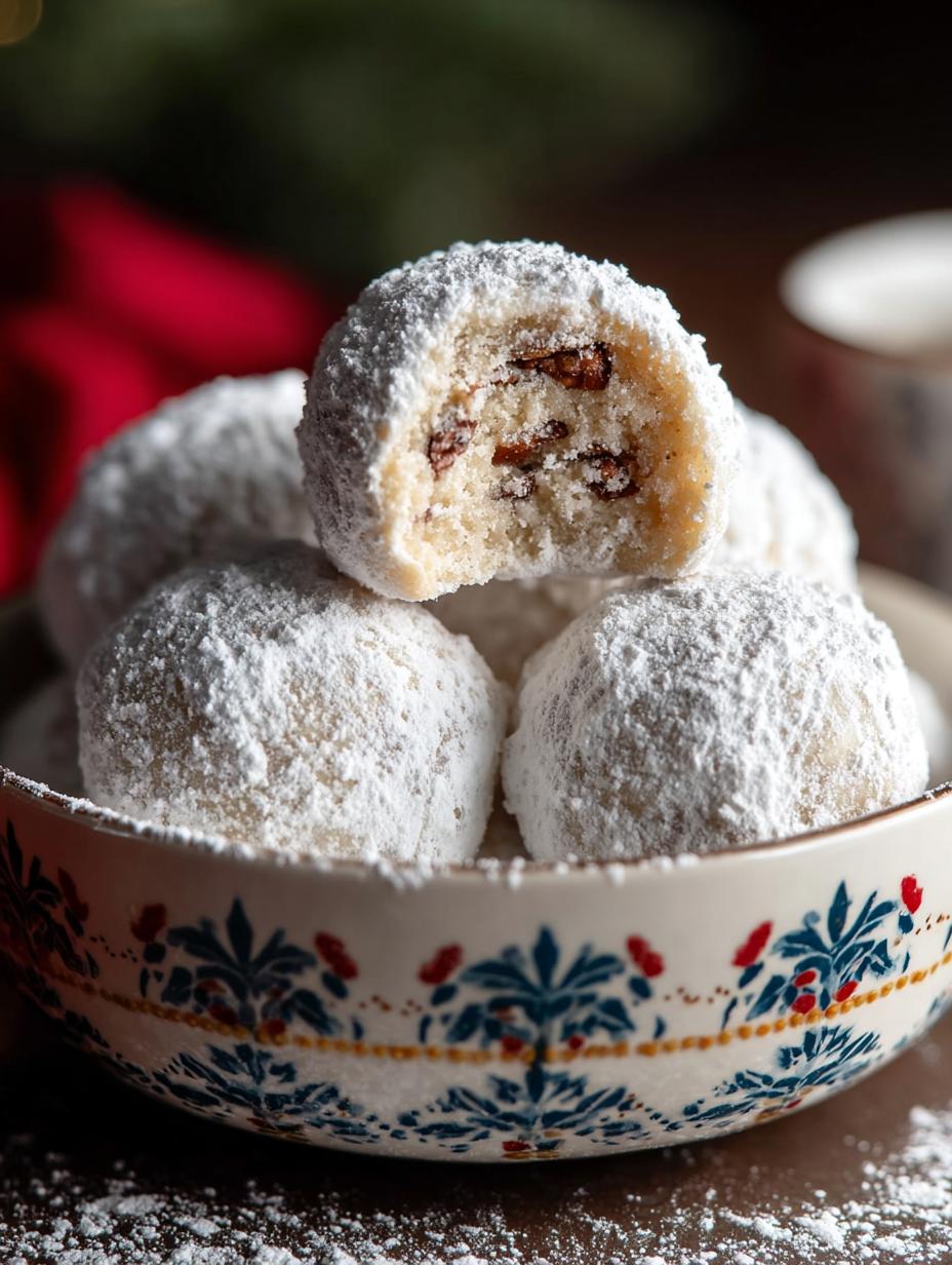 Pecan Snowball Cookies