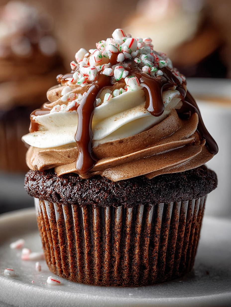 Delicious Peppermint Mocha Cupcakes to Savor This Season - Peppermint Mocha Cupcakes - main visual representation