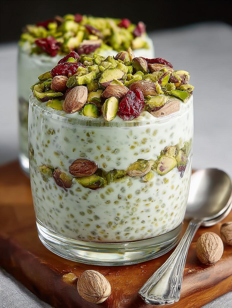 Pistachio Overnight Oats