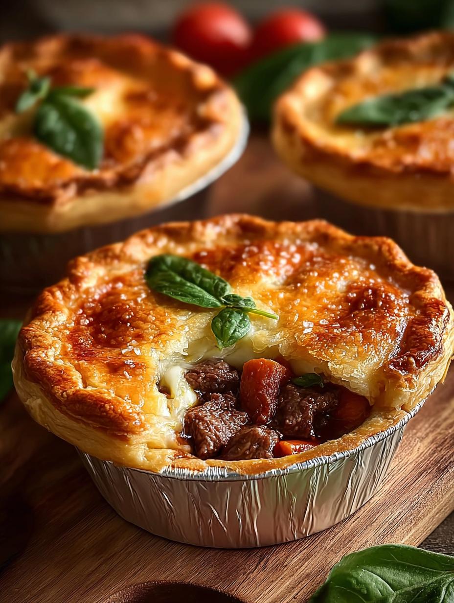 Pizza Pot Pies Beef: 6 Comforting Individual Delights - Pizza Pot Pies Beef - main visual representation