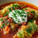 Polish Stuffed Cabbage Soup