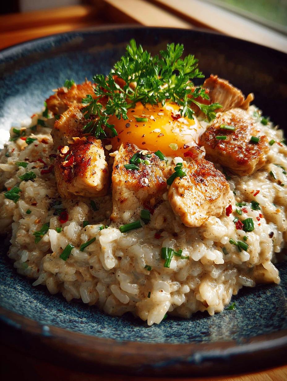 Pot Creamy Chicken Rice