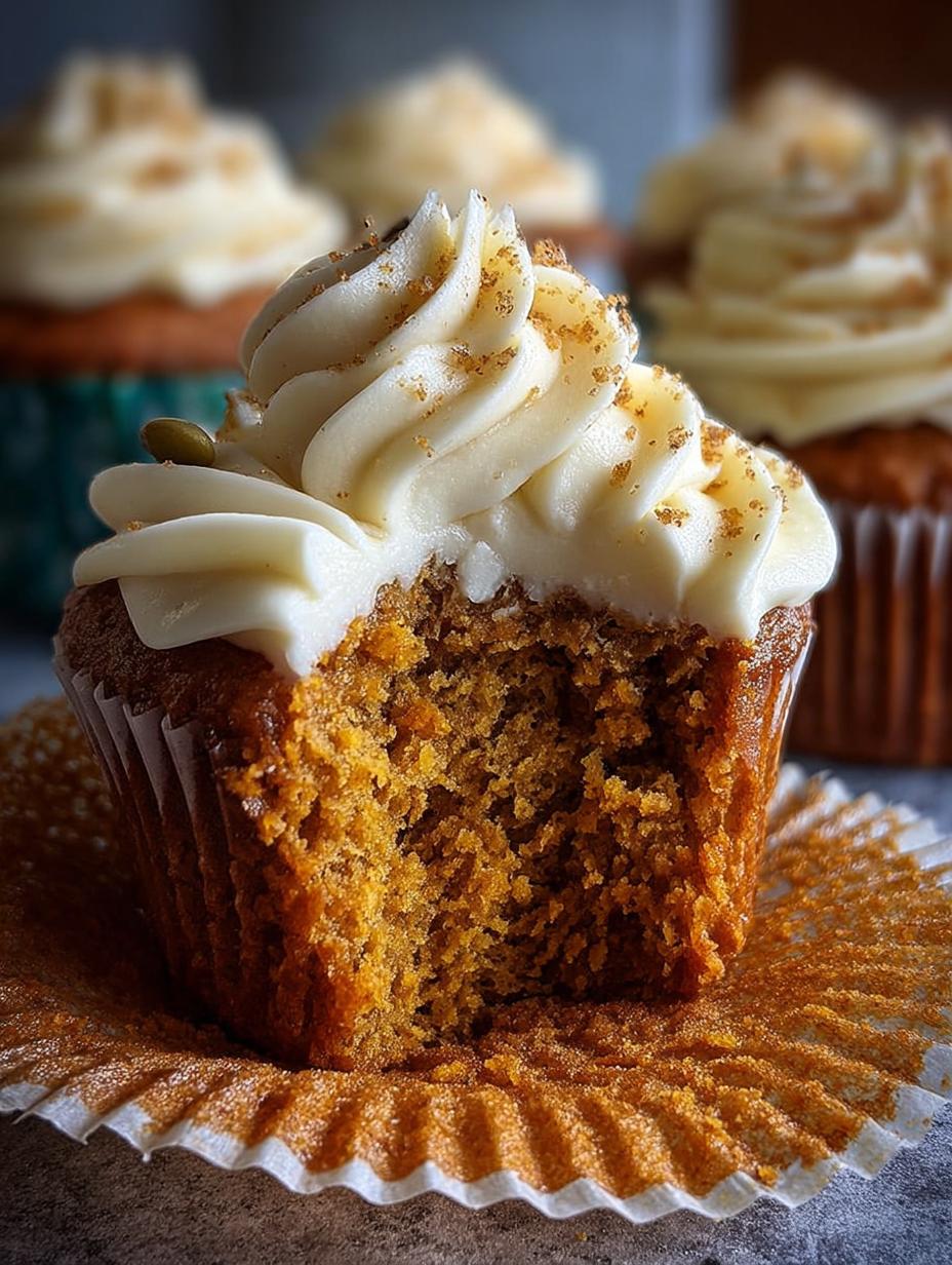 Pumpkin Spice Cupcakes: 10 Irresistible Fall Delights - Pumpkin Spice Cupcakes - additional detail