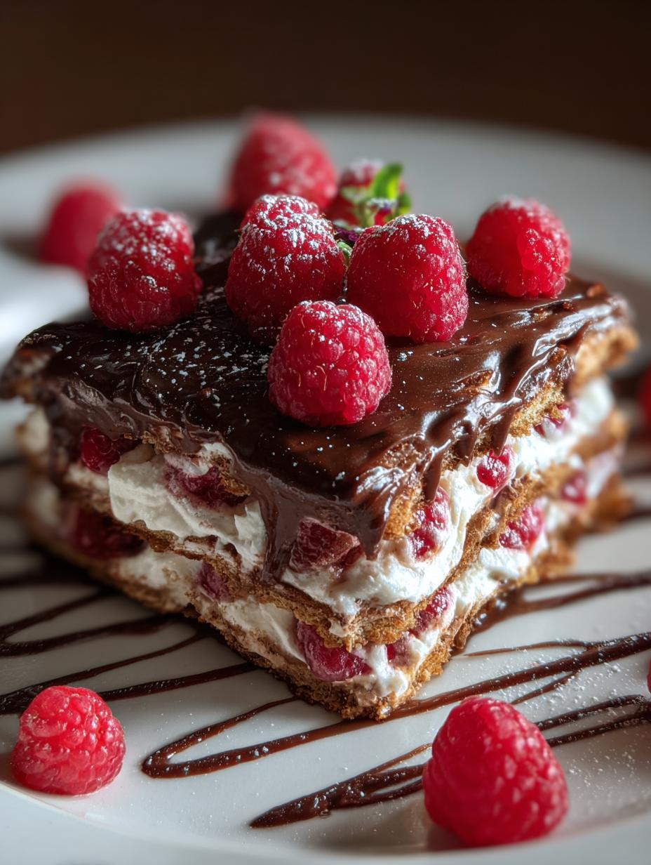 Raspberry Chocolate Lasagna