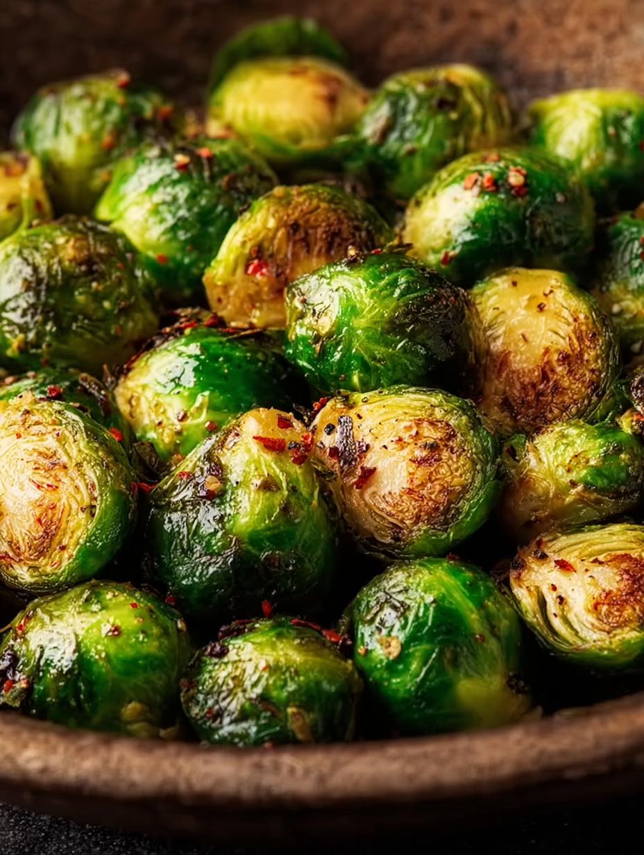 Crispy Roasted Brussels Sprouts: 4 Simple Steps - Roasted Brussels Sprouts - additional detail