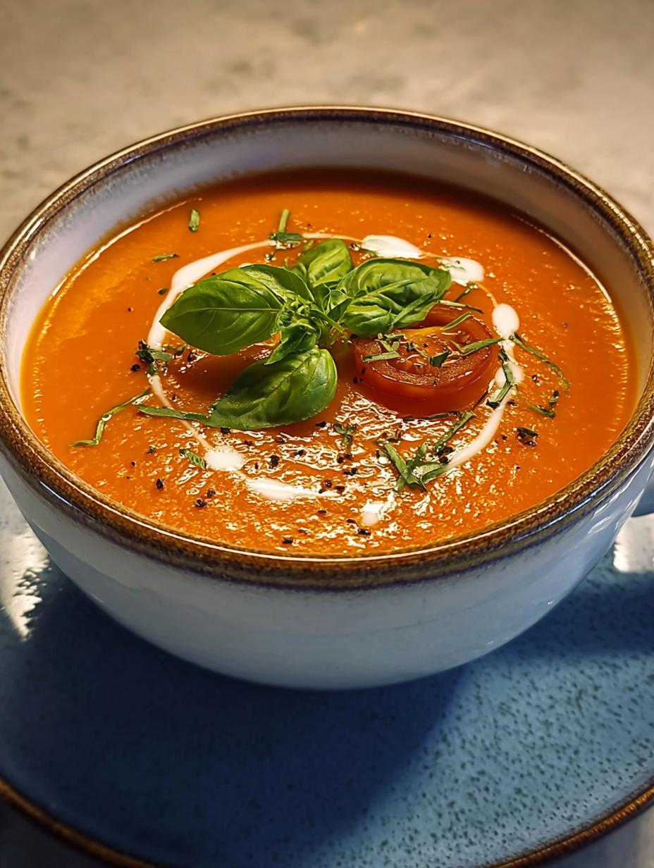 Roasted Cherry Tomato Soup