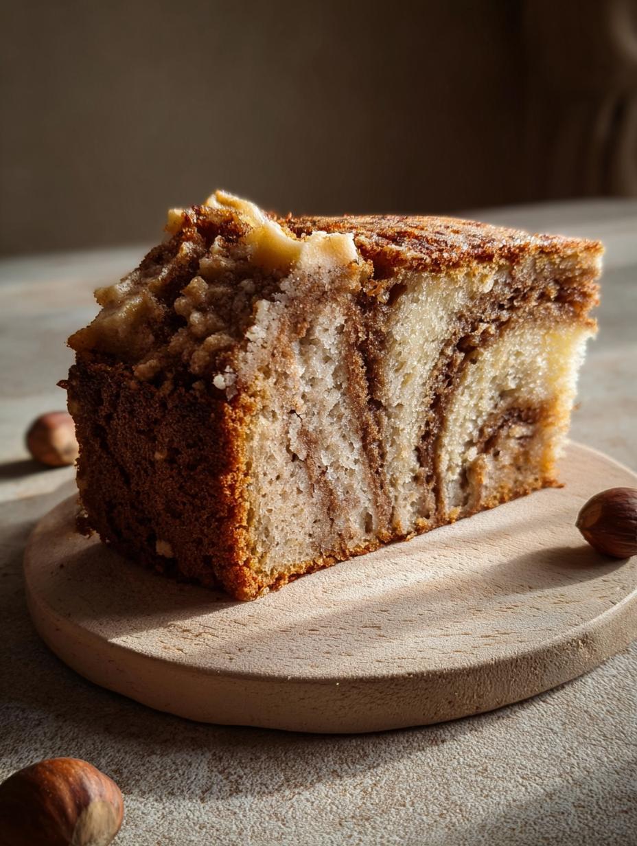 Roasted Chestnut Cake: 1 Hug in Dessert - Roasted Chestnut Cake - additional detail