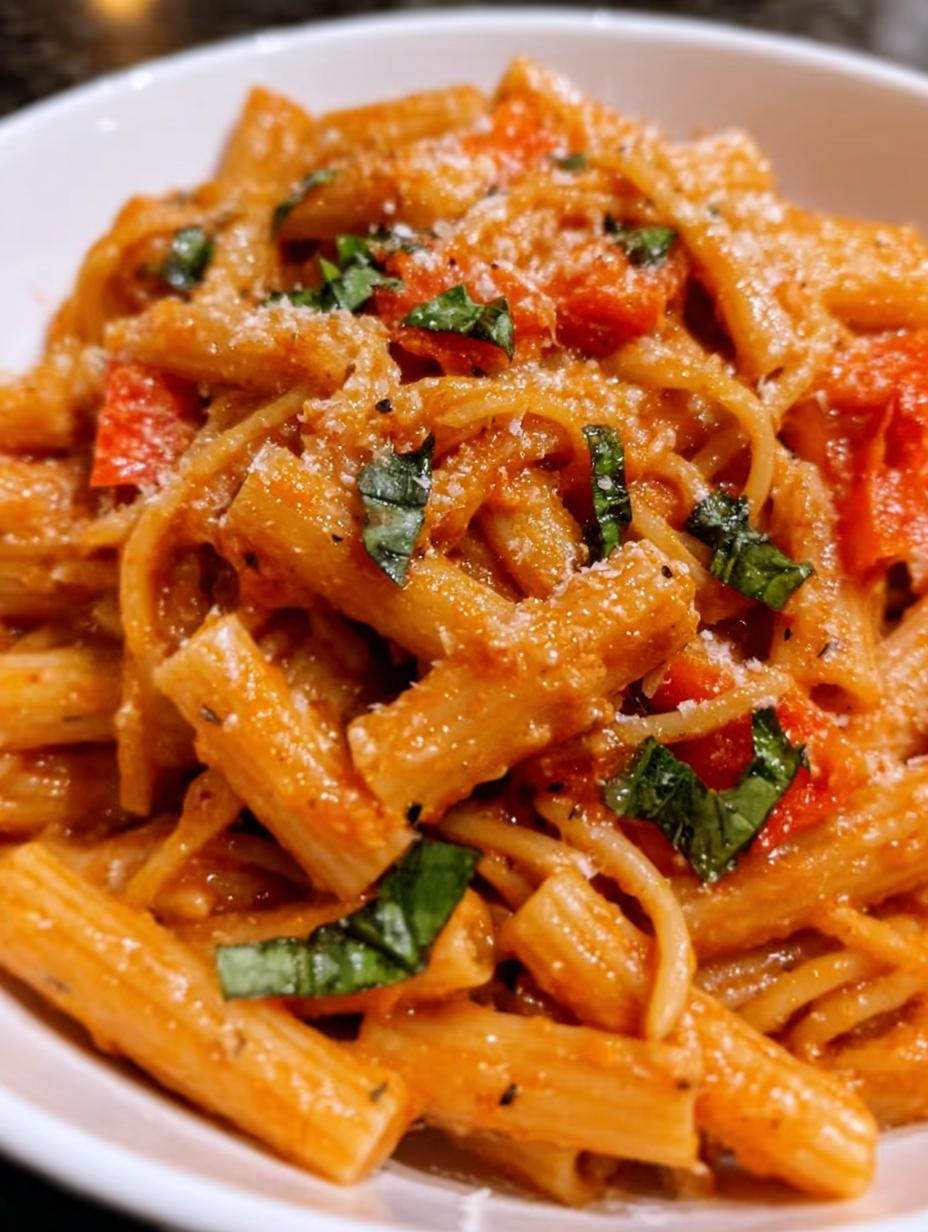 Roasted Tomato Bell Pepper: Magical Weeknight Pasta - Roasted Tomato Bell Pepper - main visual representation
