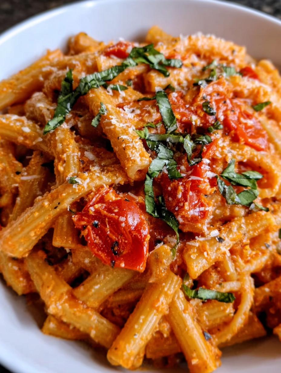Roasted Tomato Bell Pepper: Magical Weeknight Pasta - Roasted Tomato Bell Pepper - additional detail