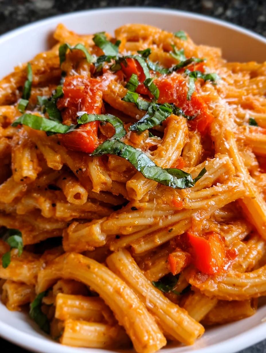 Roasted Tomato Bell Pepper: Magical Weeknight Pasta - Roasted Tomato Bell Pepper - additional detail