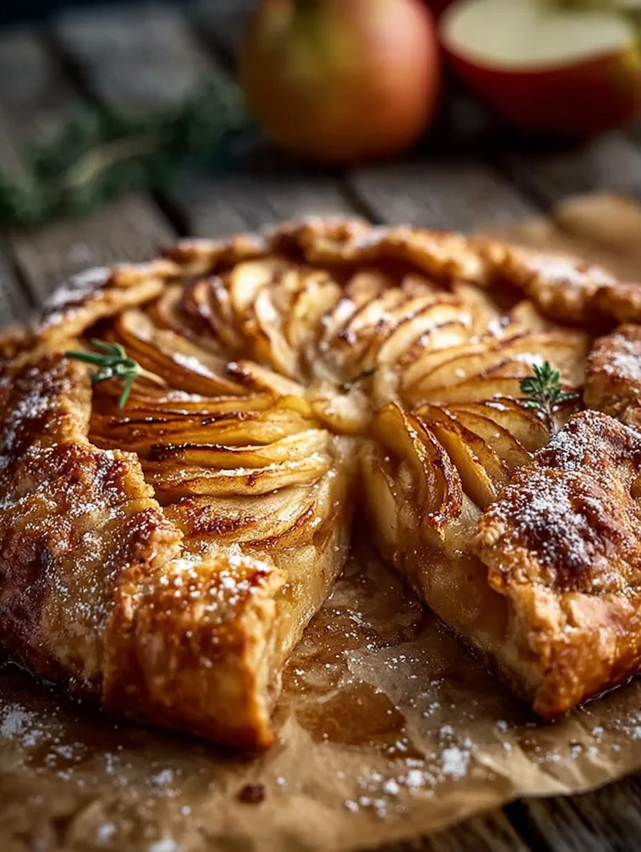 Rustic Honeycrisp Apple Galette