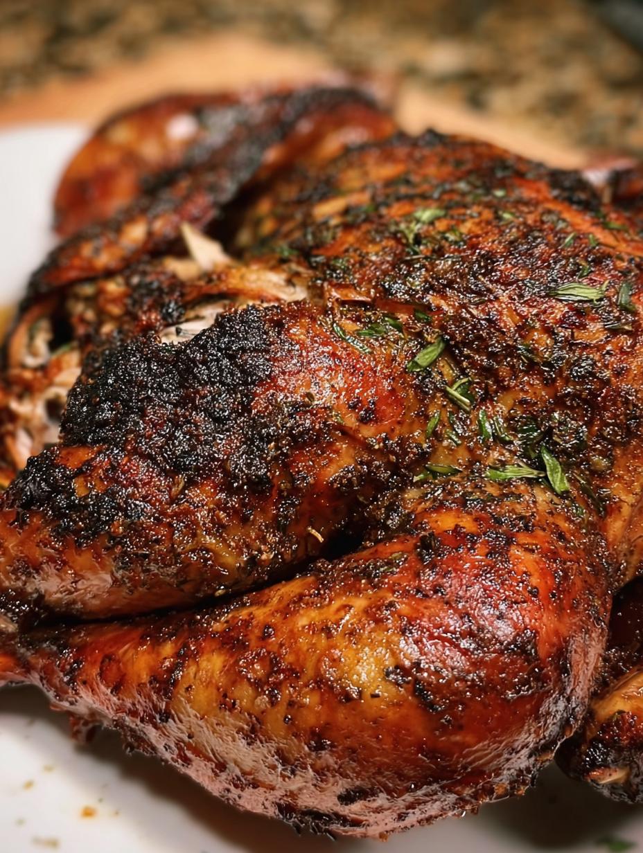 Sage Rubbed Spatchcocked Smoked Turkey: 1 Amazing Recipe 7 Sage Rubbed Spatchcocked Smoked Turkey - finished turkey on a carving board