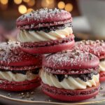 Santa Belt Christmas Macarons