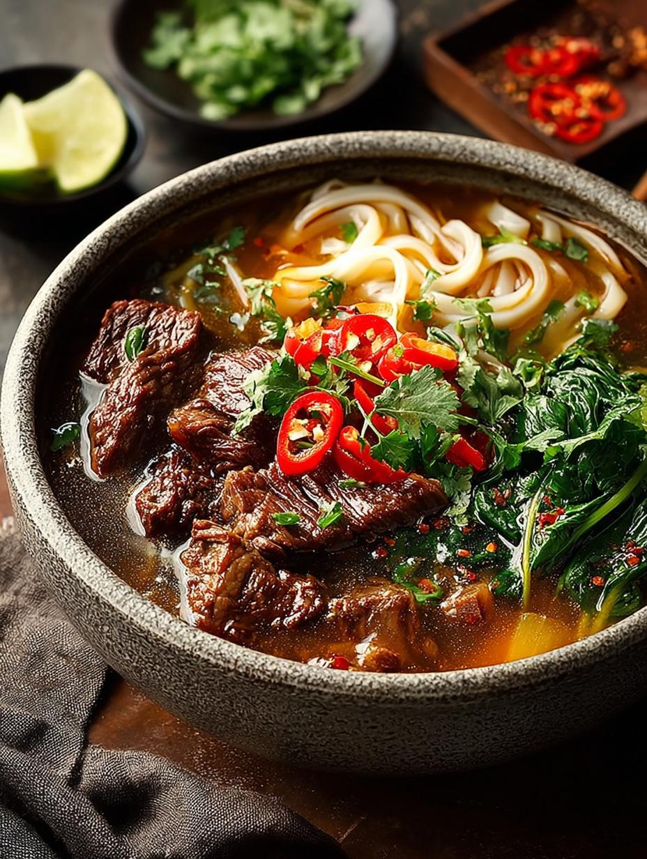 Delicious Satay Beef Noodle Soup: 9 Flavorful Secrets - Satay Beef Noodle Soup - main visual representation