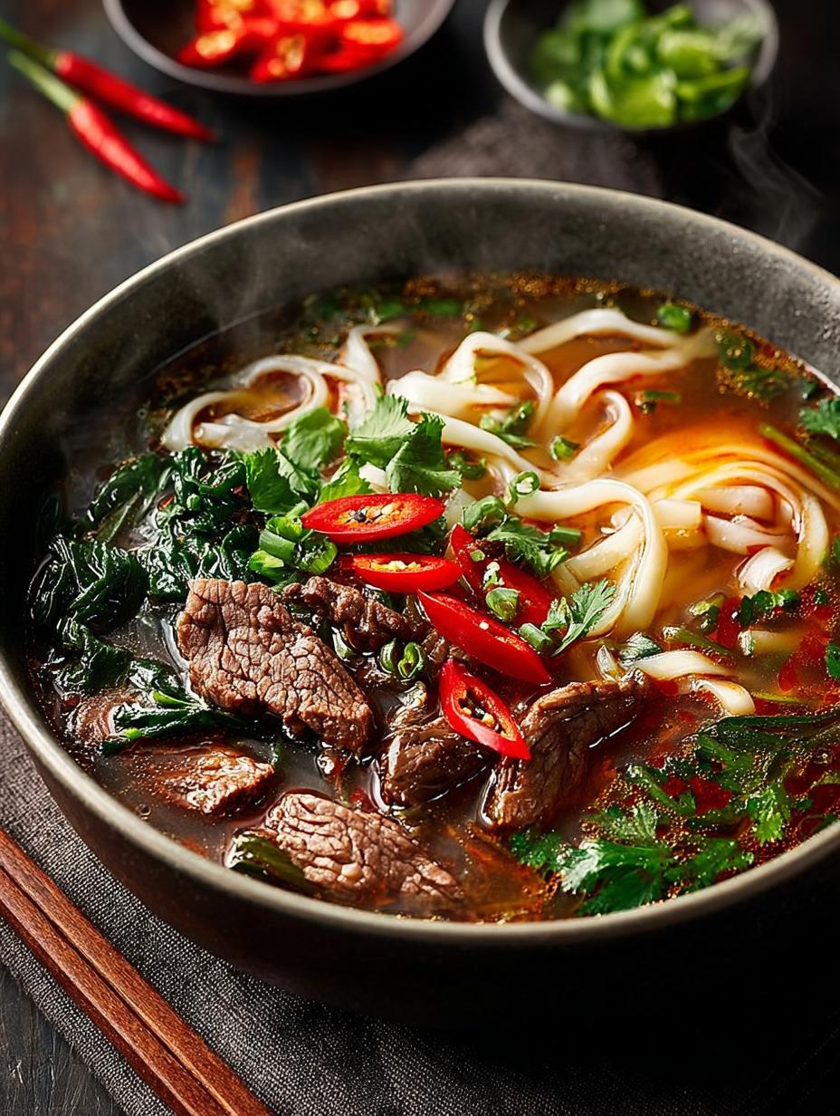 Delicious Satay Beef Noodle Soup: 9 Flavorful Secrets - Satay Beef Noodle Soup - additional detail